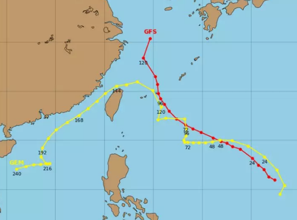 台风飞燕最新路径图｜台风飞燕实时行踪图