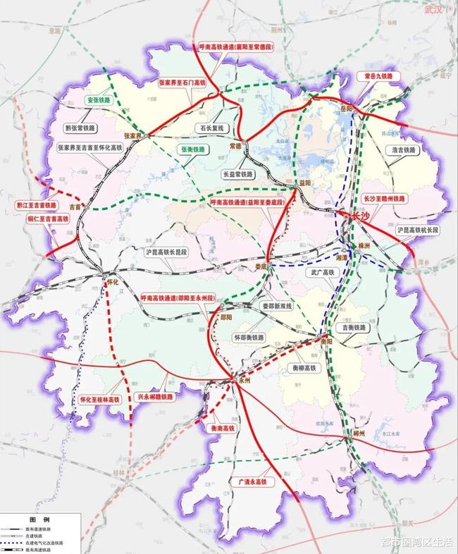 岳九铁路最新规划图-岳九铁路规划蓝图揭晓