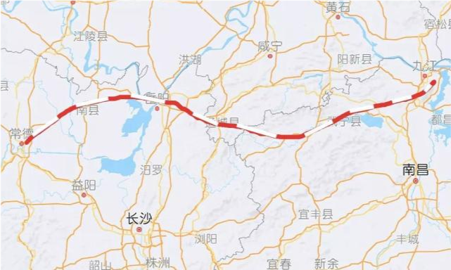 岳九铁路最新规划图-岳九铁路规划蓝图揭晓