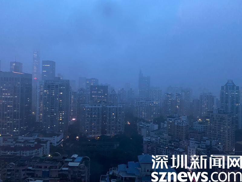 “深圳最新降雨情况通报”