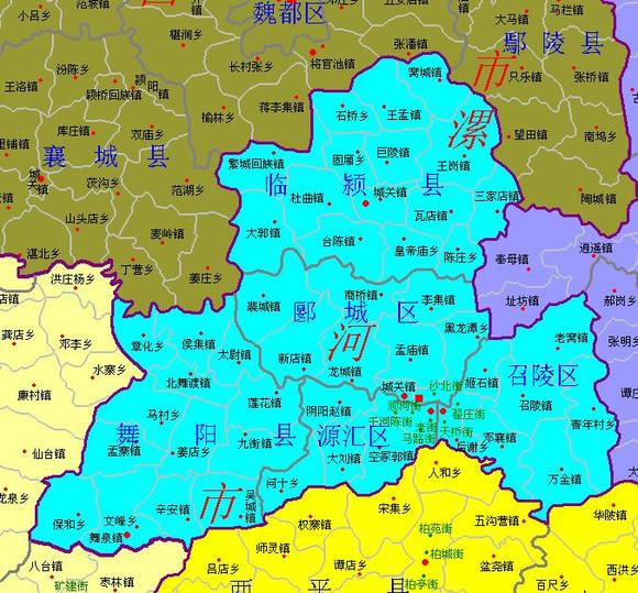 漯河市最新行政区划详览：区域划分全面更新